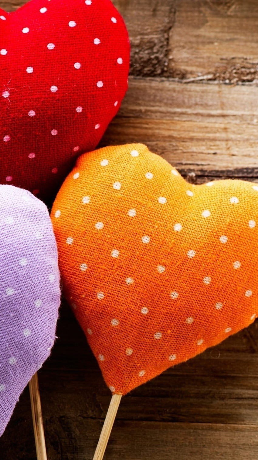 Best Love, Colorful Hearts HD phone wallpaper