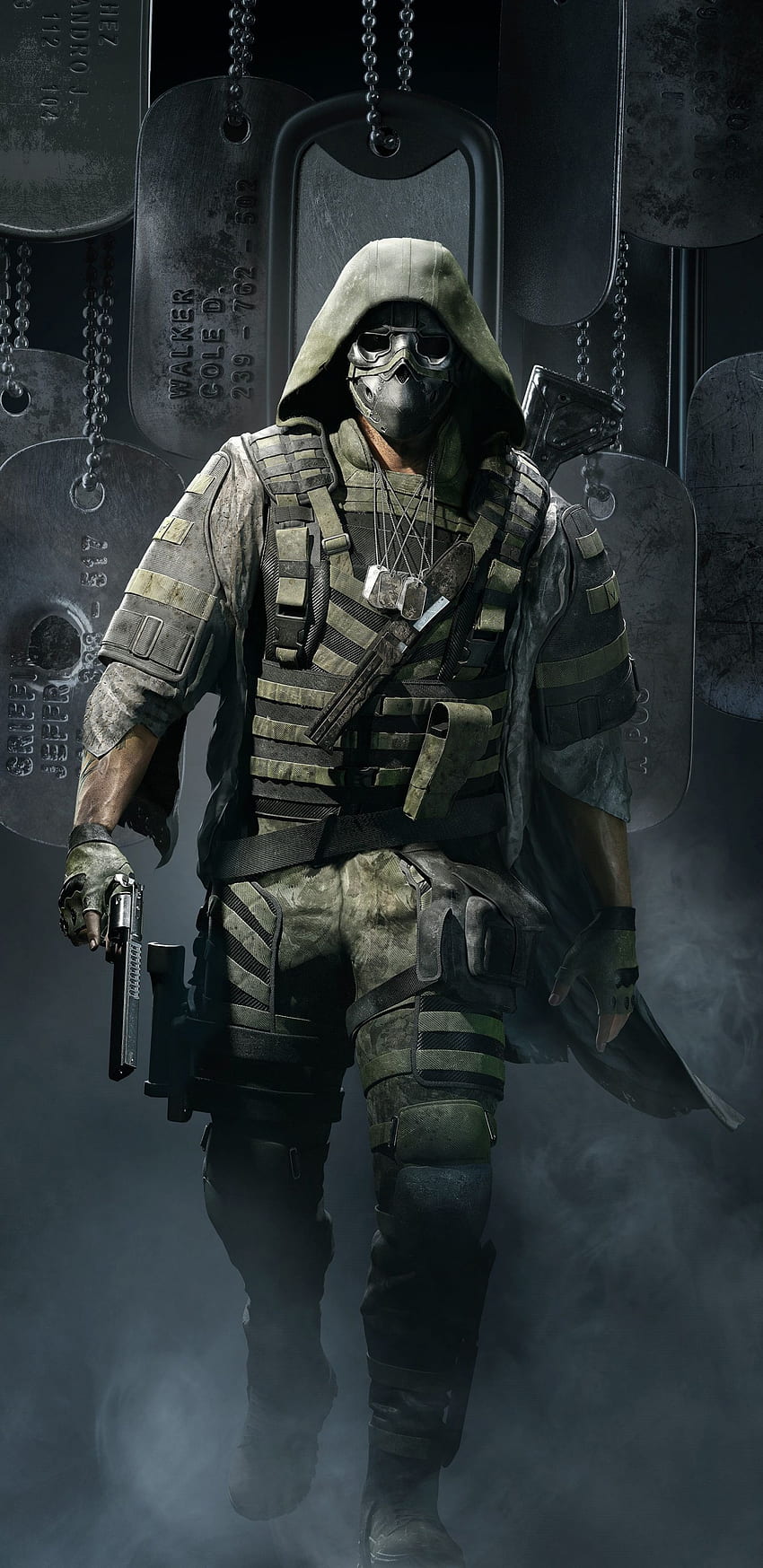 Tom Clancy's Ghost Recon Breakpoint, 온라인 게임, 군인 . 톰 클랜시 유령 정찰, 군대, 유령 군인, 일본 군인 HD 전화 배경 화면