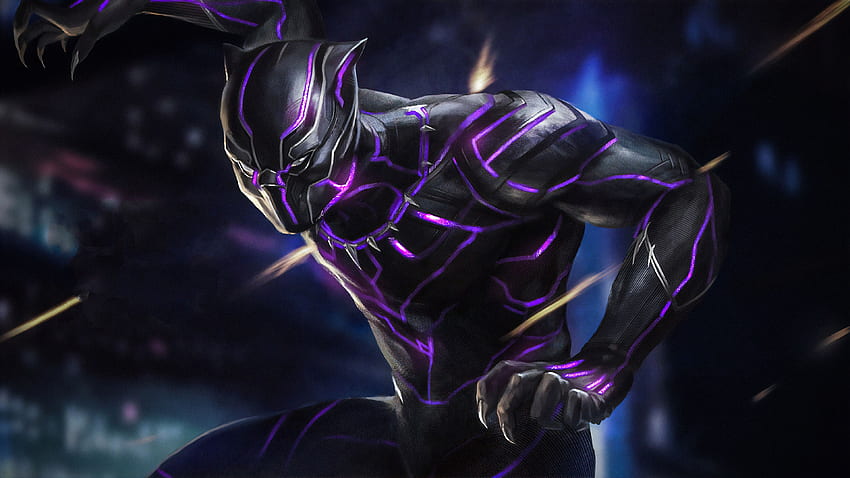 Black Panther Ultra . Background ., Purple Panther HD wallpaper | Pxfuel