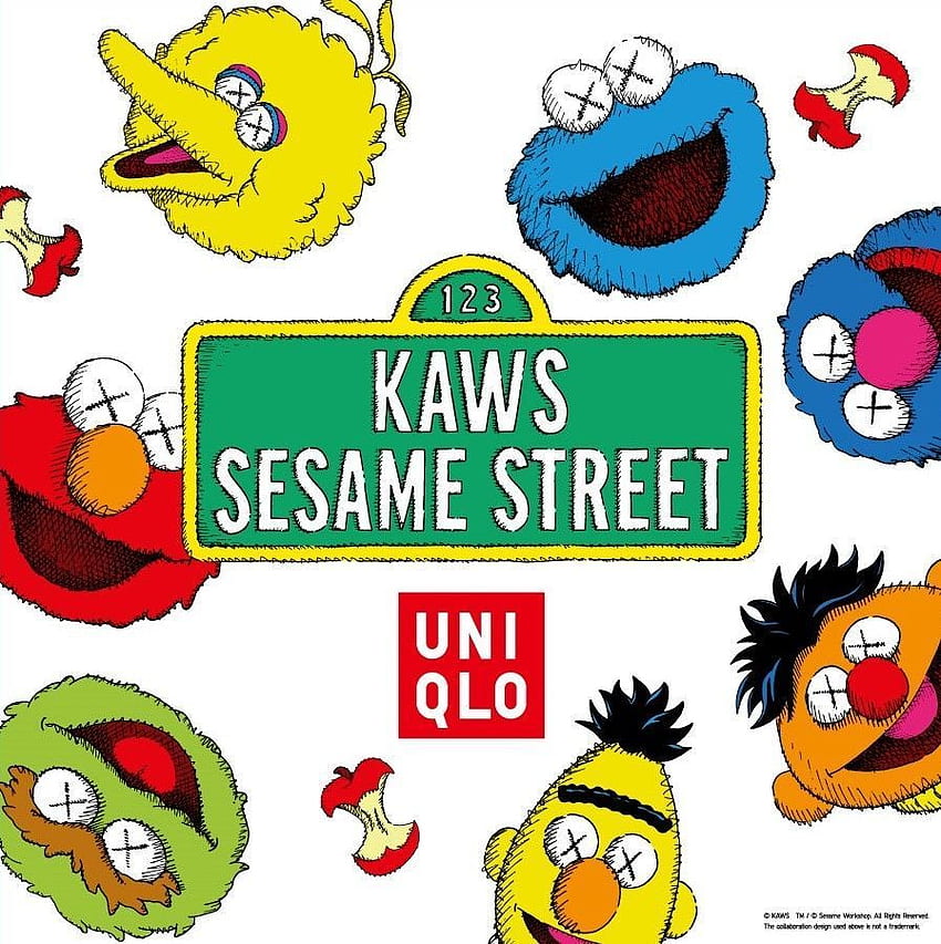 Kaws sesame street t shirt size XL in 2020 Kaws  Cartoon iphone Cute  cartoon HD phone wallpaper  Pxfuel
