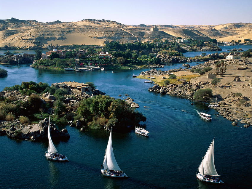 Sungai Nil, Mesir. Sungai Nil, saham Mesir, Alexandria Mesir Wallpaper HD