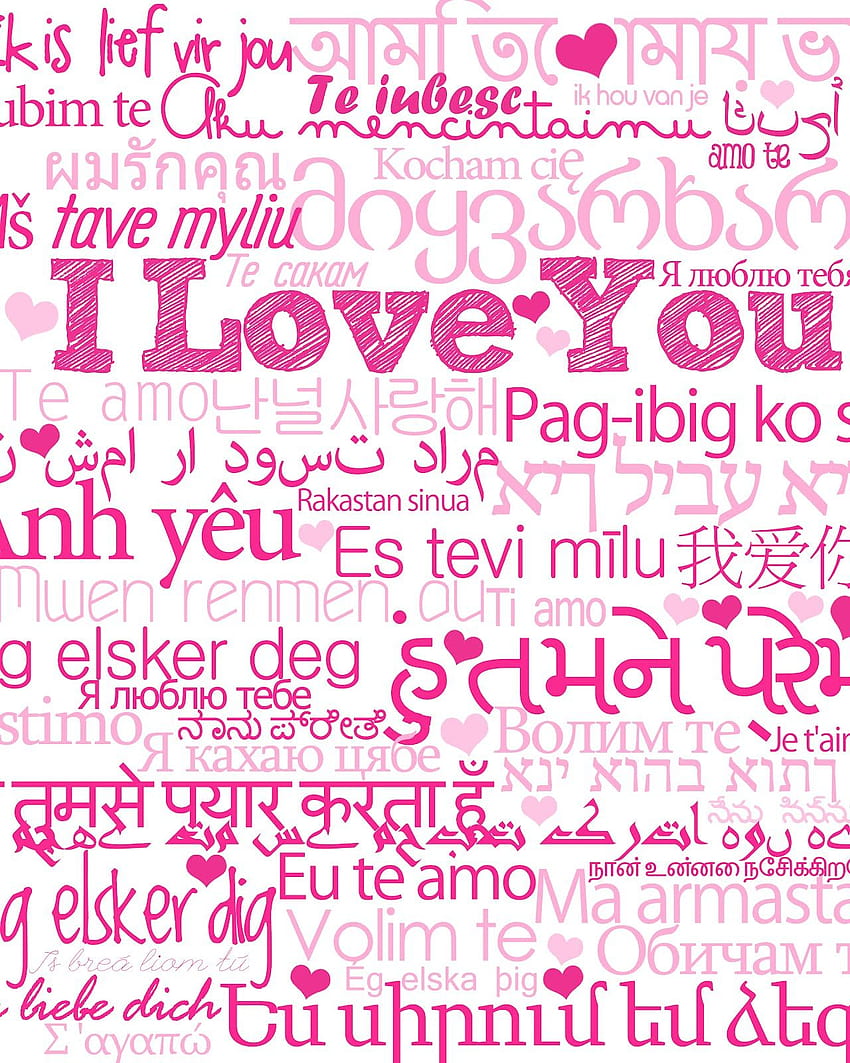 love in different languages wallpaper