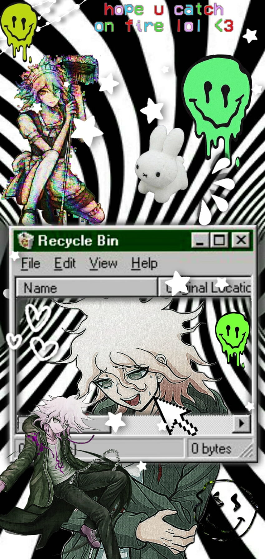 Nagito Komaeda, Glitchcore HD Phone Wallpaper | Pxfuel