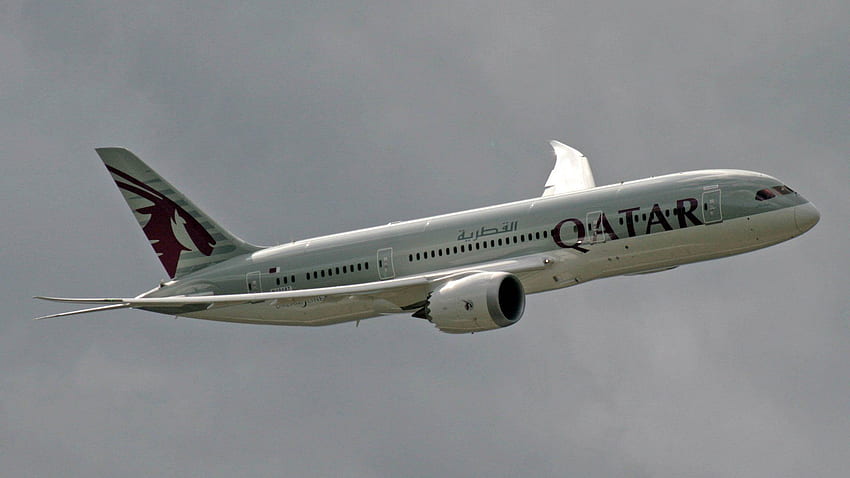 Boeing 787 8 Qatar Airways . Latar belakang Wallpaper HD