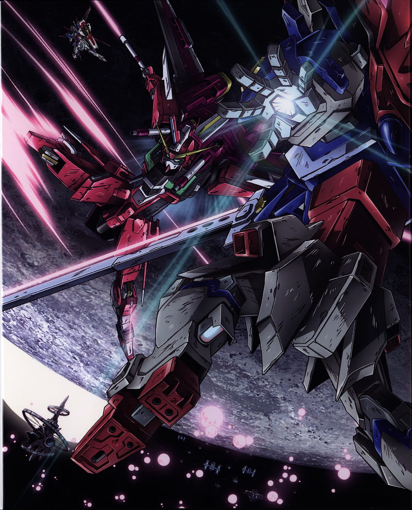 Infinite Justice Gundam - Mobile Suit Gundam SEED Destiny Anime Board Papel de parede de celular HD
