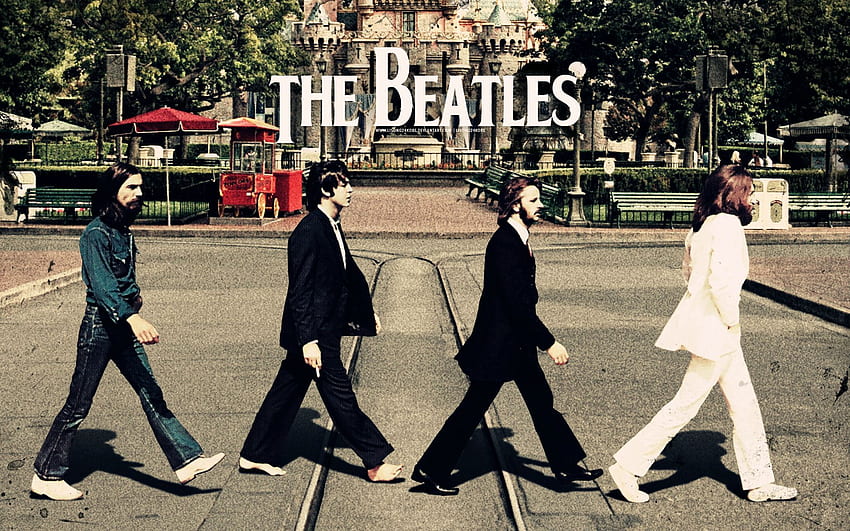 Hochwertige Beatles Abbey Road. Voll HD-Hintergrundbild
