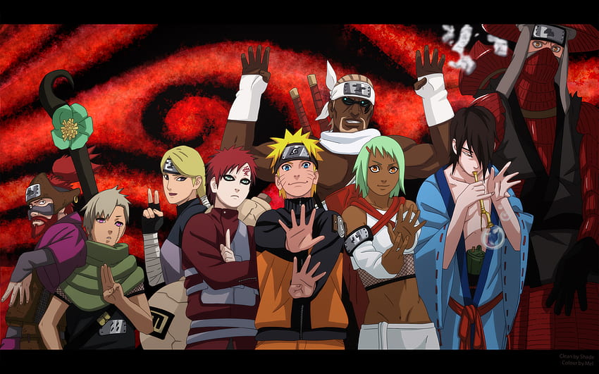 Naruto All Characters, Naruto Shippuden Characters HD wallpaper