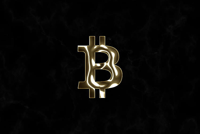Logo, Bitcoin, abstrakt HD-Hintergrundbild