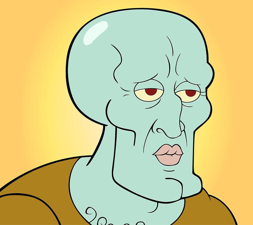 Squidwardjpg [] for your , Mobile & Tablet. Explore Handsome Squidward . Handsome Squidward , Squidward , Squidward DAB, Aesthetic Squidward HD wallpaper