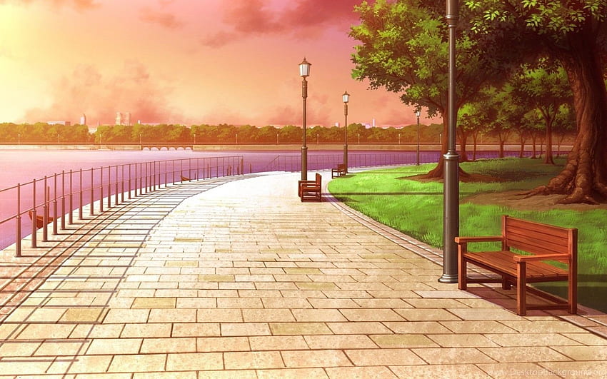 Park Anime Background Style by feiruan on DeviantArt