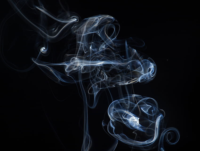 Abstrato, Fumaça, Fundo Escuro, Plexo papel de parede HD