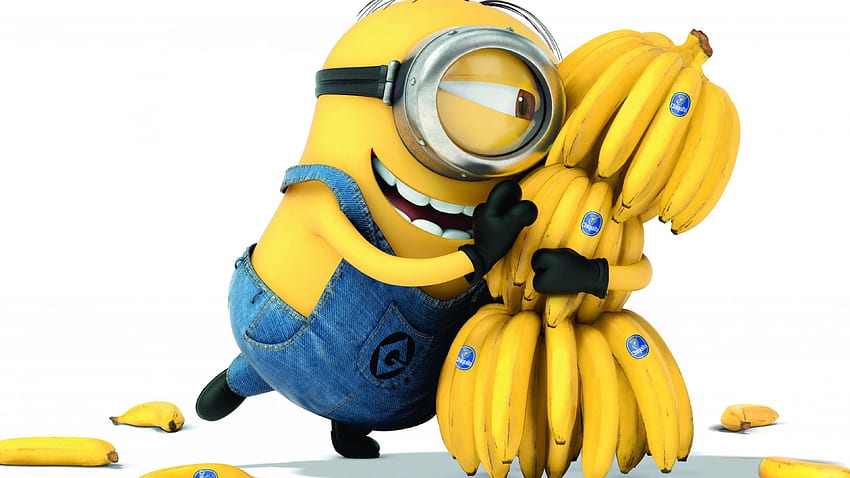 Minion Holding A Bunch of Bananas for and Mobiles Ultra - HD wallpaper