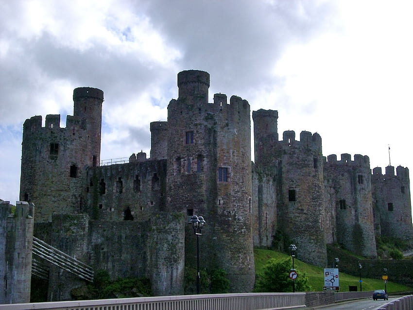 Conway Castle, Wales. Conway castle, Castle, Medieval castle, Victorian Castle HD wallpaper