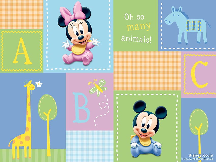 Mickey and Minnie Baby Mickey and Minnie, Baby Mickey Mouse HD wallpaper
