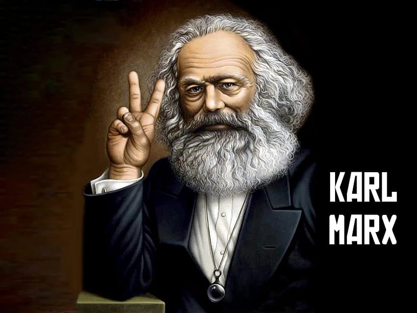 Android marxista, Karl Marx Sfondo HD