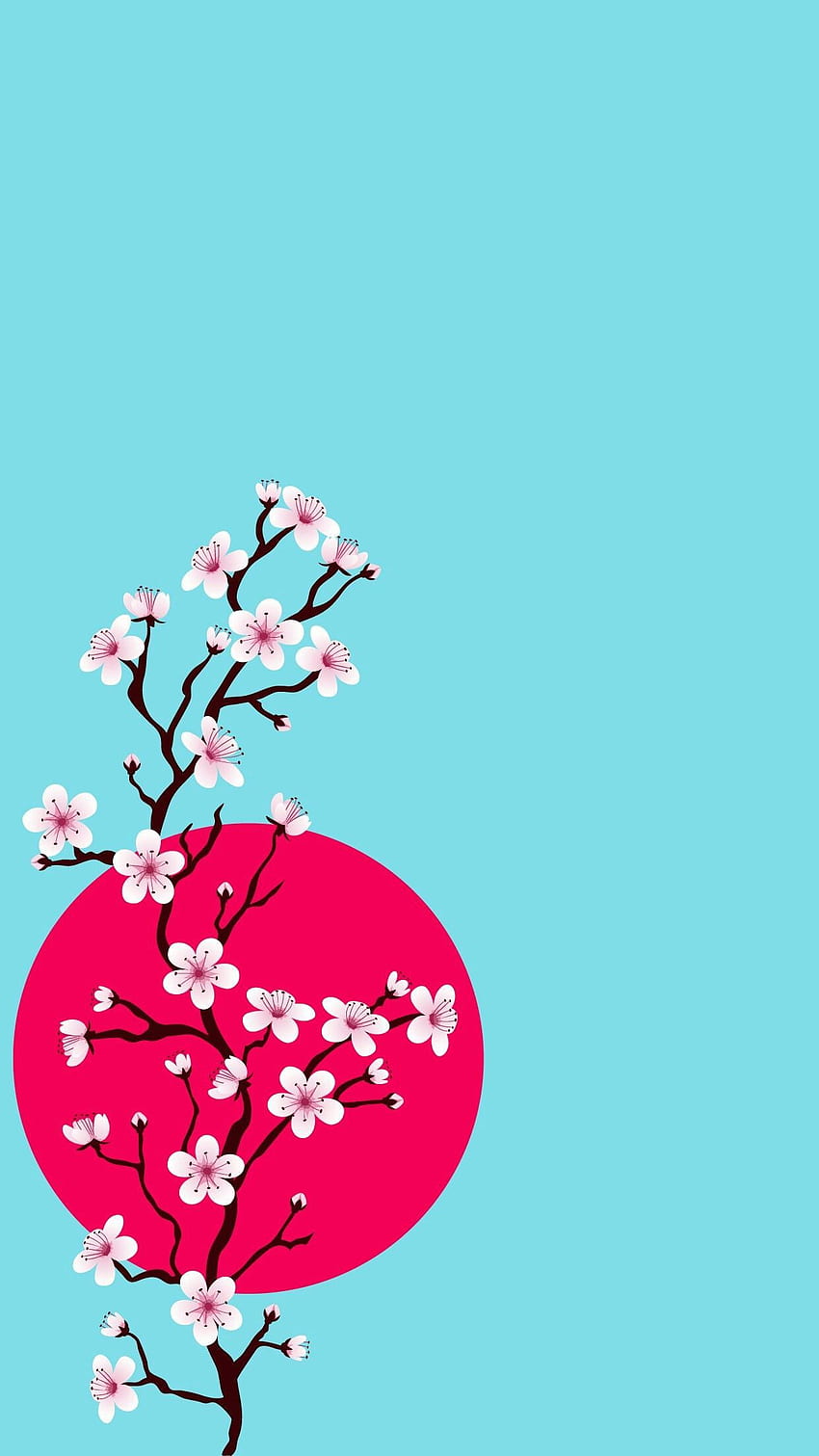 花見。 2019年の狡猾なこと。 芸者アート、ブロッサムタトゥー、日本の花 HD電話の壁紙