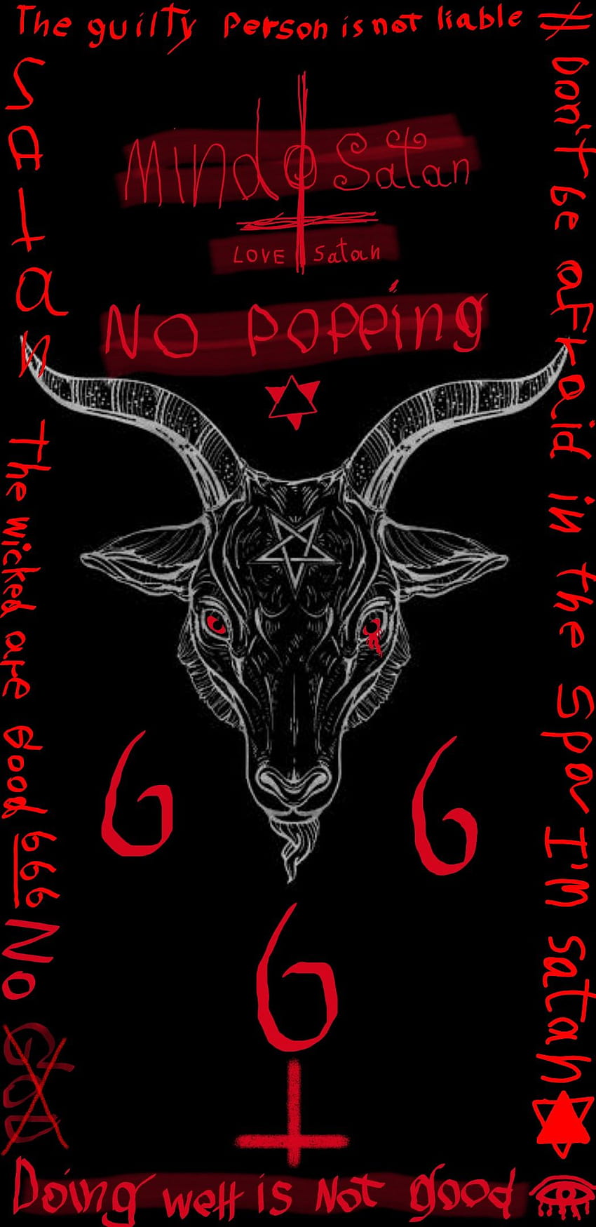 Erick Avila on ateos in 2021. Satanic art, Gothic , Goth, Satanic Goat HD電話の壁紙