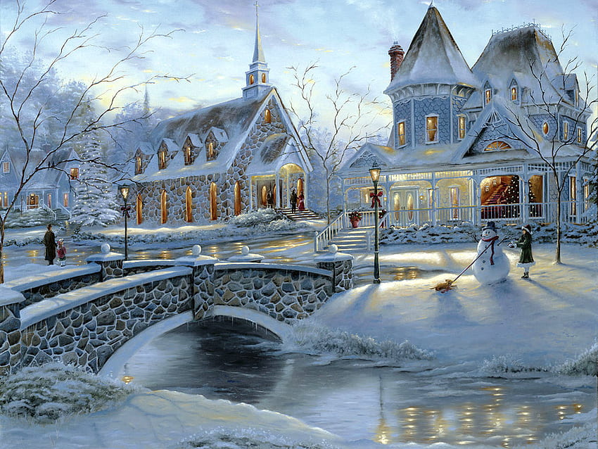 Christmas Painting For s [] for your , Mobile & Tablet. Explore Christmas Paintings . Christmas , Christmas Holiday , Christmas HD wallpaper