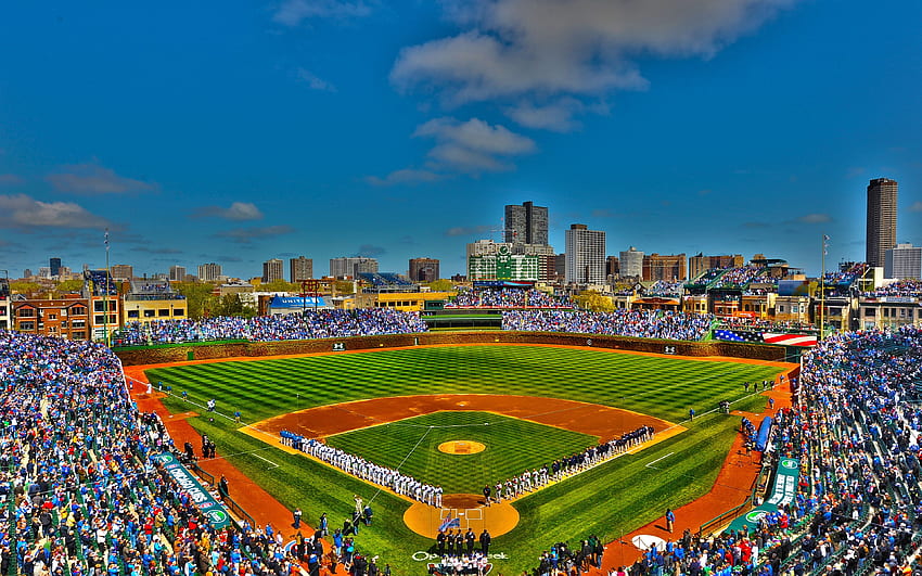 Chicago Cubs Ballpark Wrigley Field Chicago Illinois HD wallpaper