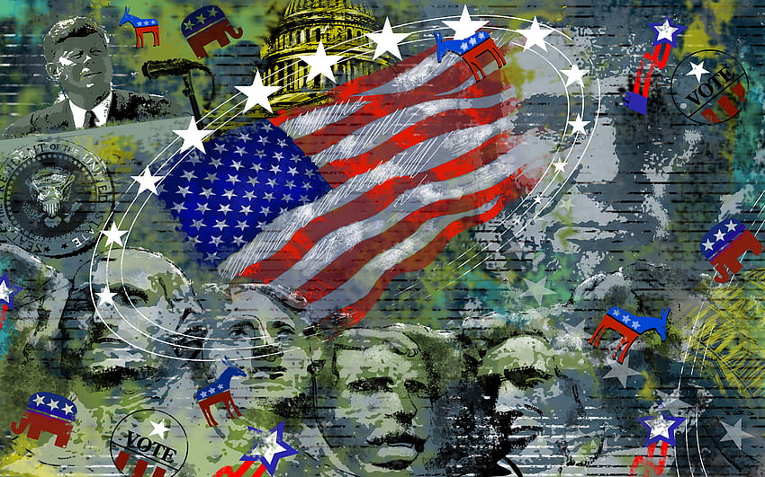 America, History Collage HD wallpaper