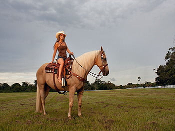 Riding Cowgirl