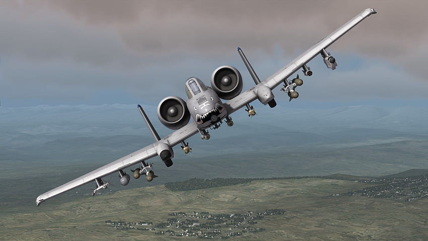 A 10 Bomber Jet Fighter Bomb Военен самолет Самолет, A-10 Warthog HD тапет