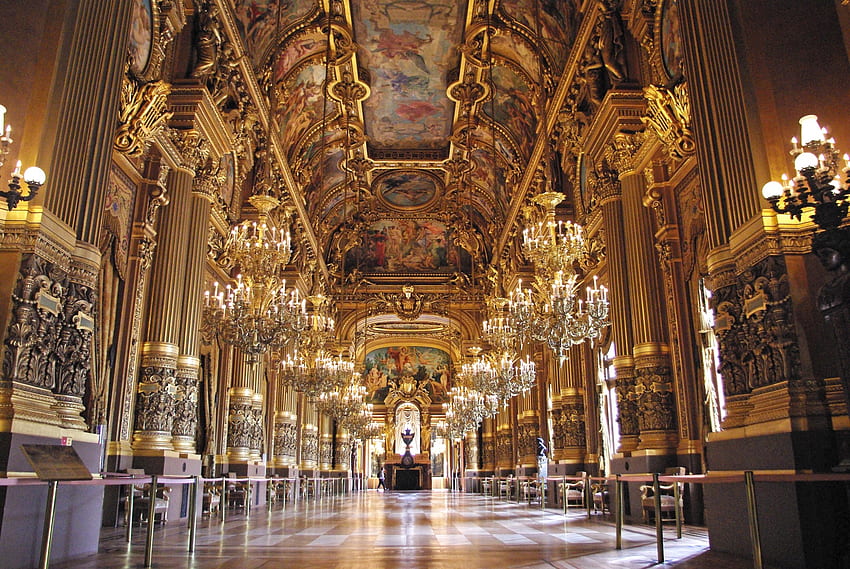 Palais Garnier - Erkunden Sie das prestigeträchtige Opernhaus von Paris, Paris Opera House HD-Hintergrundbild