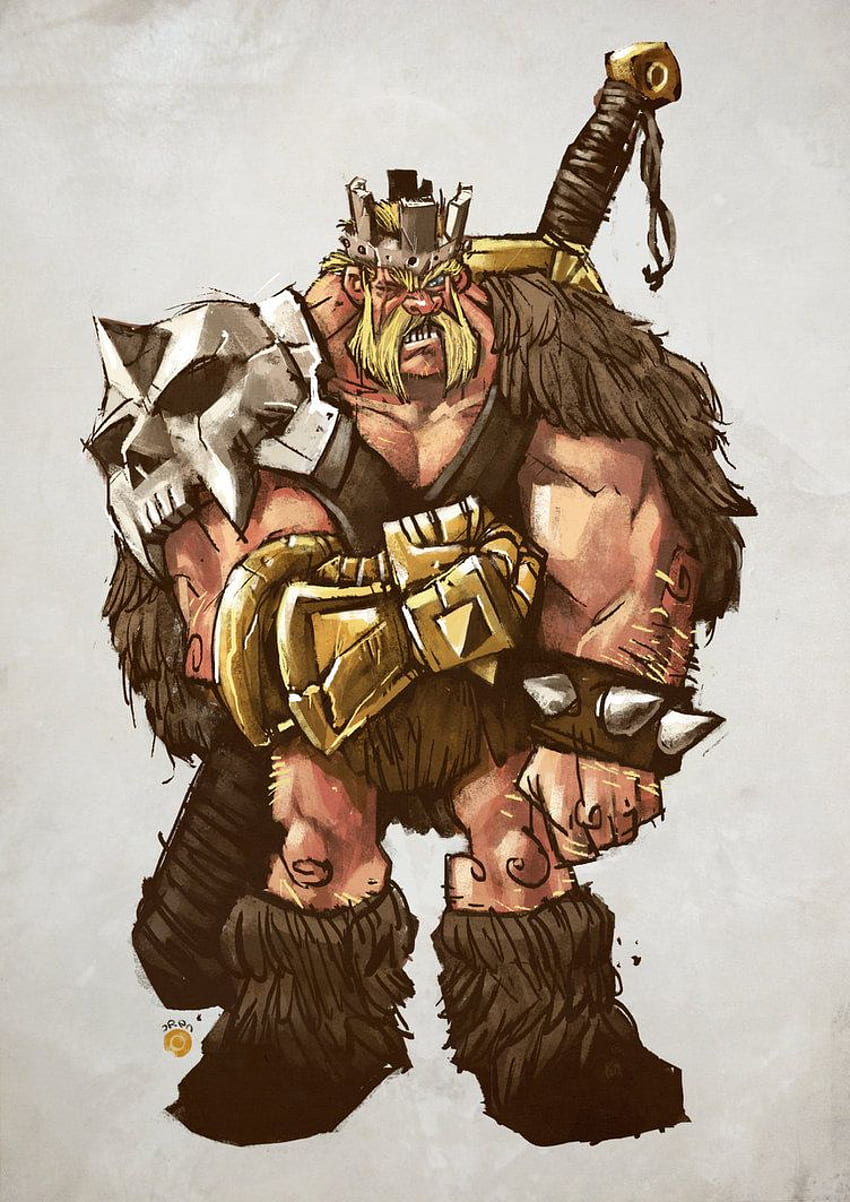 How to Draw Barbarian King | Clash of Clans - Clash of Clans Characters -  C4K ACADEMY