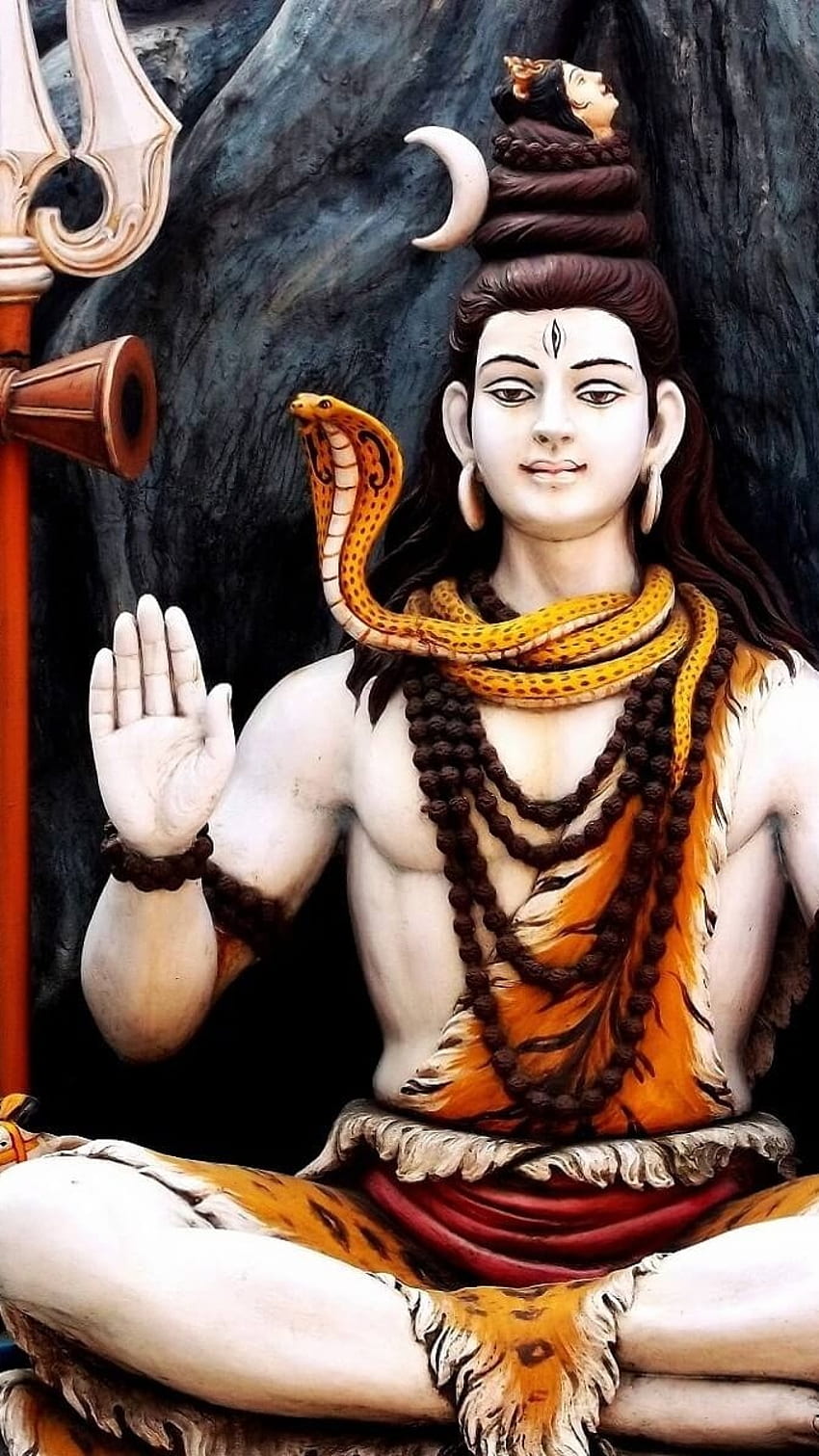 Best Lord Shiva, Beautiful, White Statue, lord shiva HD phone ...