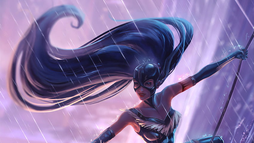 Parallel Universe Long Hairs Warrior Girl , Artist HD wallpaper