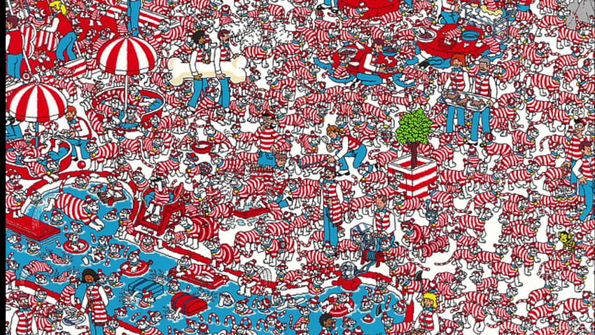 Skignz : Où est Wally ? Arrière-plan YouTube, où est Waldo Fond d'écran HD