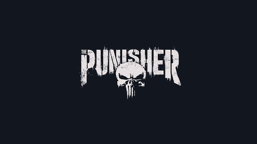 Punisher Logosu Netflix TV Dizisi HD duvar kağıdı