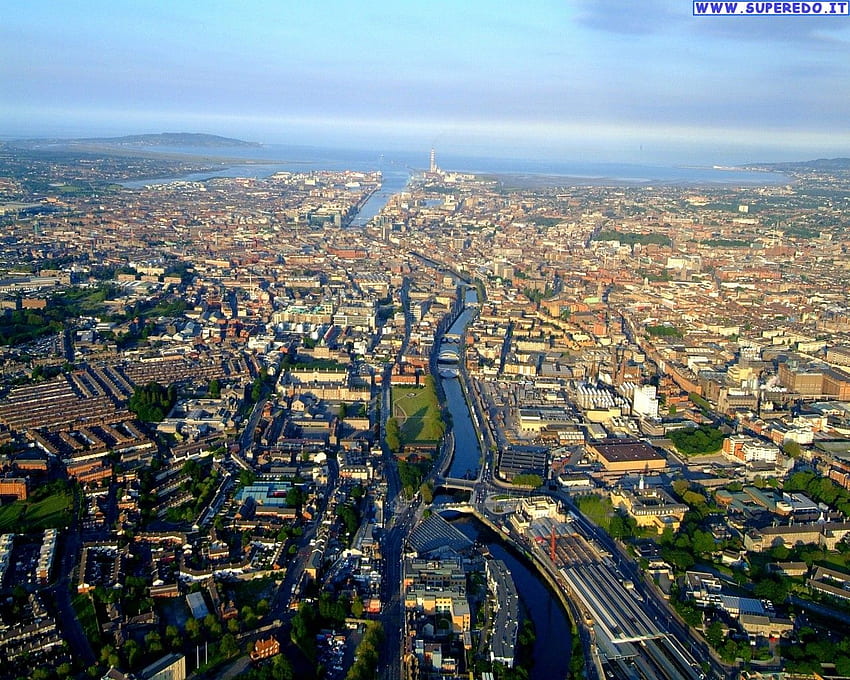dublin - bridge river city HD wallpaper