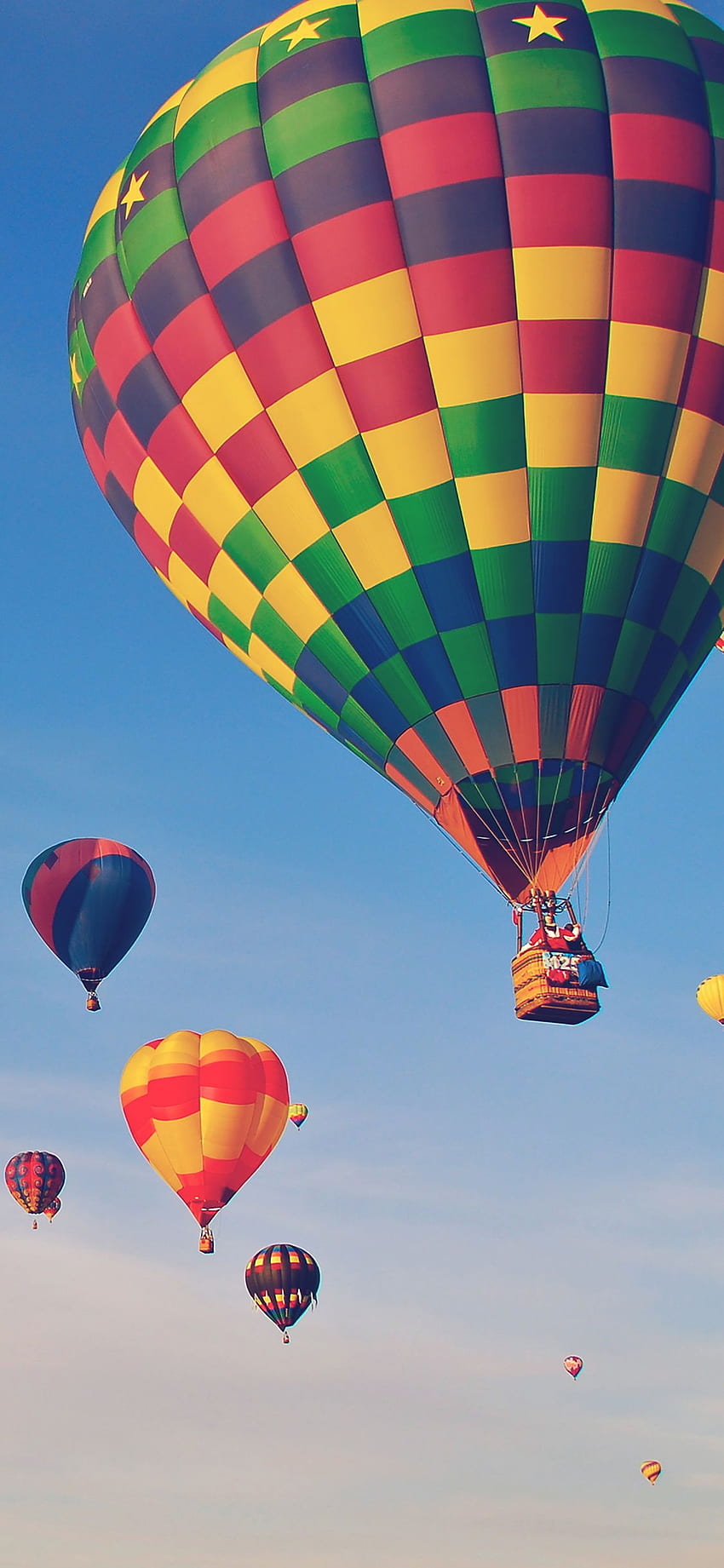 iPhonePapers - hot air balloon party nature sky HD phone wallpaper