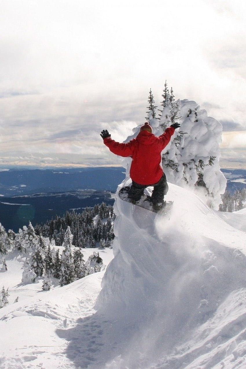 snowboard, extreme, winter HD phone wallpaper
