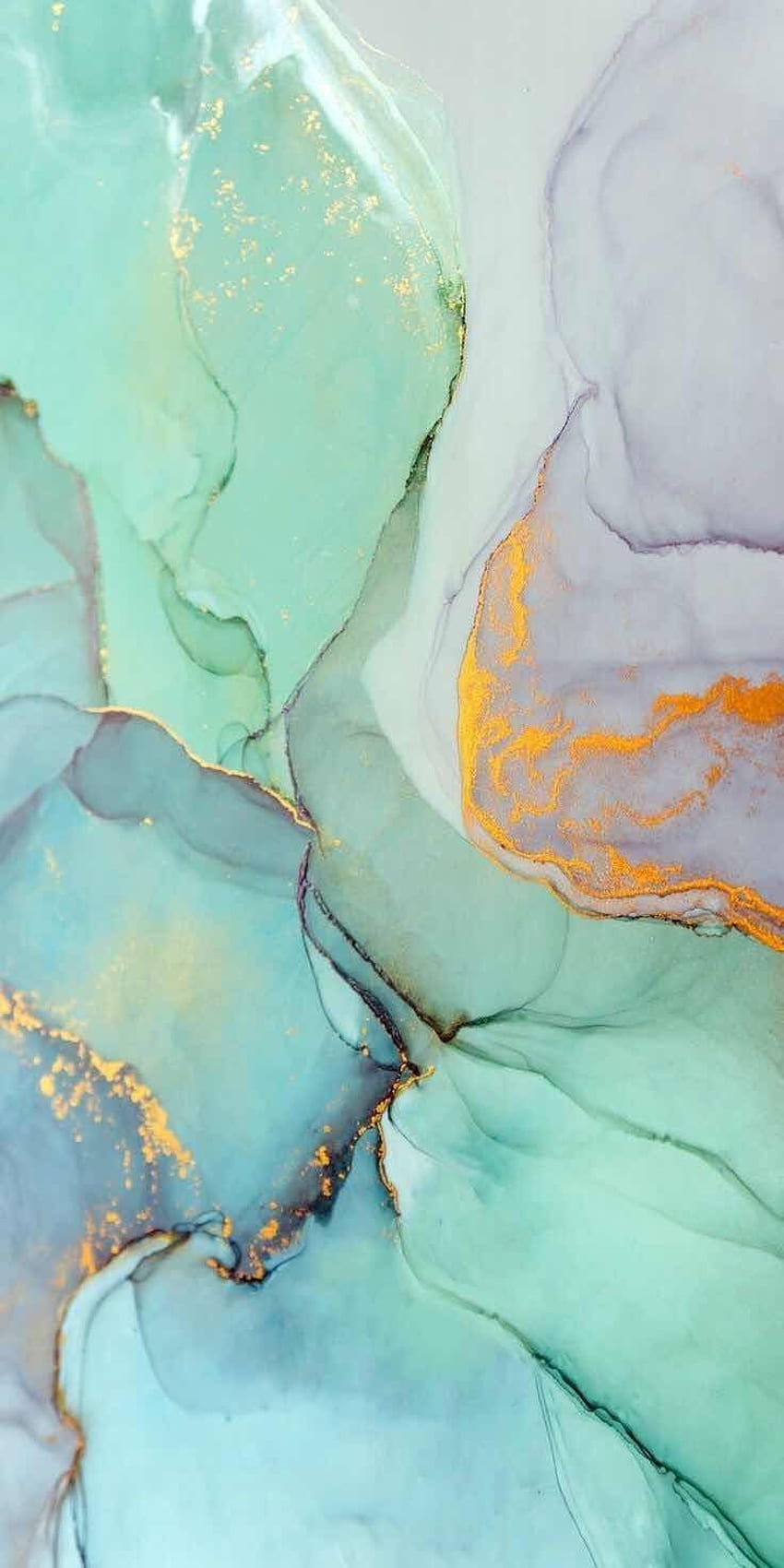 Green Marble, Teal Gold Marble HD phone wallpaper
