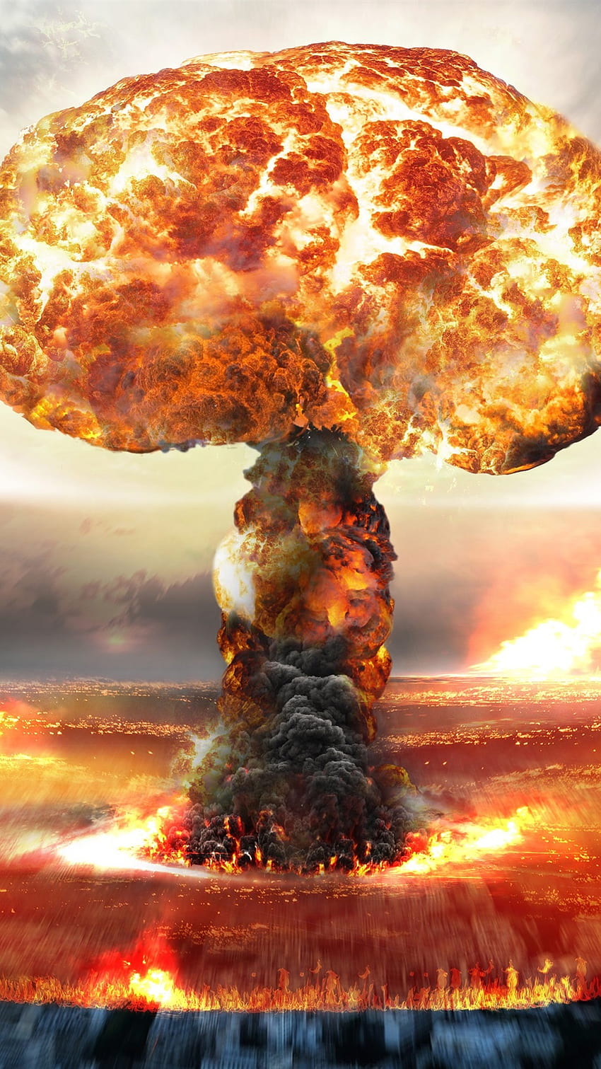 核爆弾、原爆爆発 HD電話の壁紙