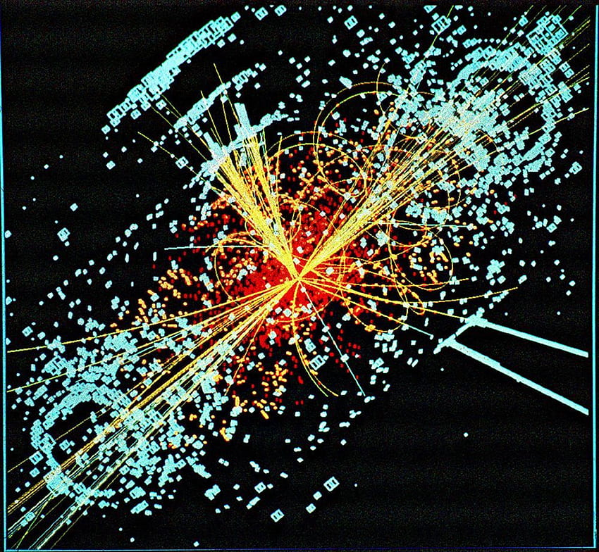 Galería: Búsqueda del bosón de Higgs, Colisión de partículas fondo de pantalla