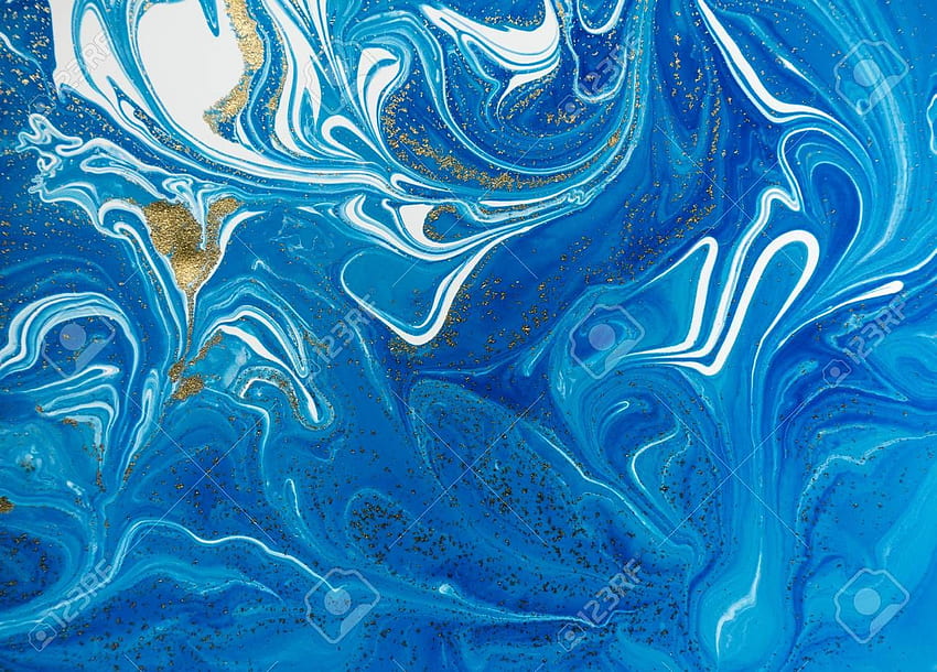 Marmorierter blauer und goldener abstrakter Hintergrund Flüssiges Marmormuster [] für Ihr, Handy und Tablet. Erkunden Sie flüssigen Hintergrund. Flüssiger Hintergrund, flüssiges iPhone, flüssiger Entferner HD-Hintergrundbild