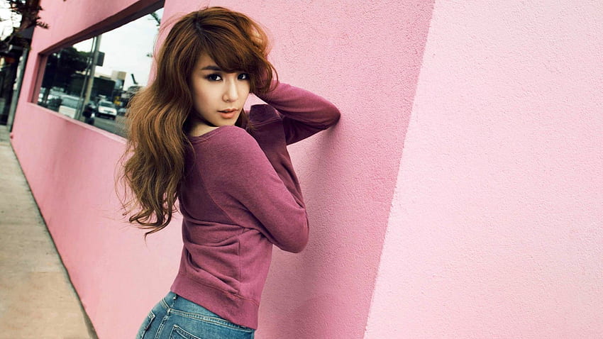 Snsd, Girls Generation, Asian, Model, Musicians, Singer - Tiffany Hwang Pink - & Background HD wallpaper