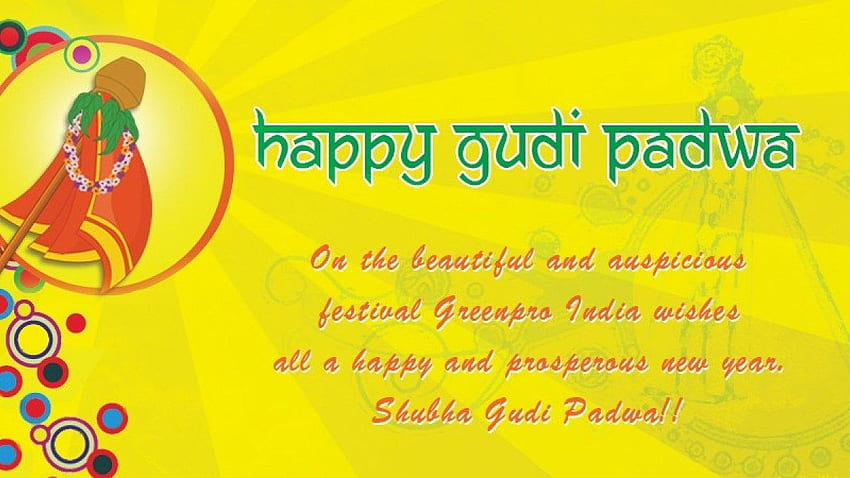 Happy Gudi Padwa 2019 Quotes Wishes Whatsapp Status Fb Dp HD wallpaper