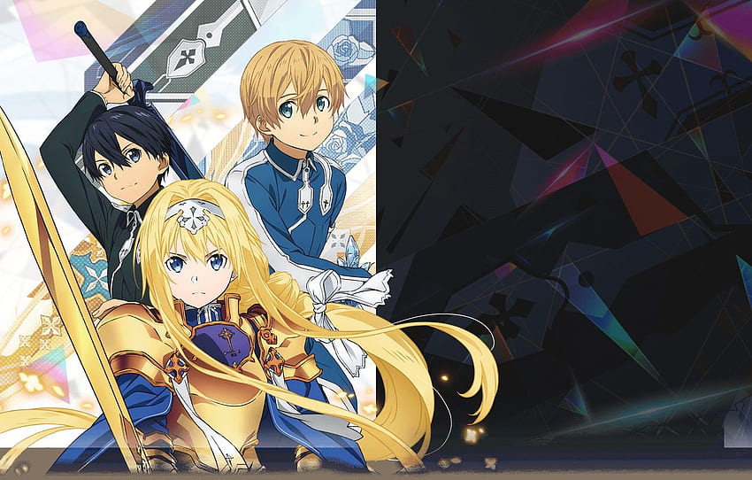 Kazuto, Eugeo, Alice Mount, Sword Art Online: Alicization, Sword Art ...