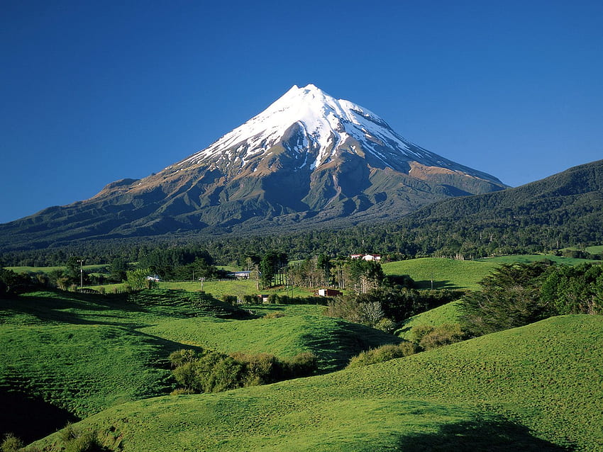Nuova Zelanda. Viaggio in Nuova Zelanda, Luoghi bellissimi, Montagne della Nuova Zelanda, Auckland Nuova Zelanda Sfondo HD