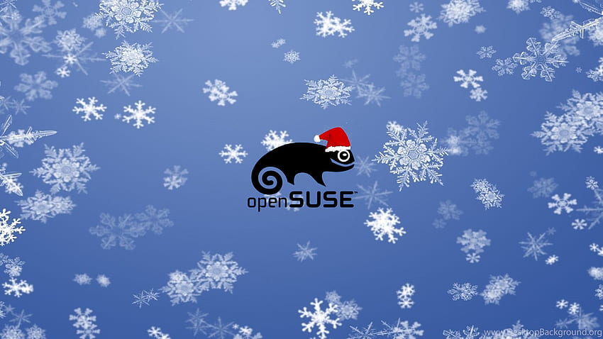 Hice esta Navidad (1366 x 768) : openSUSE fondo de pantalla