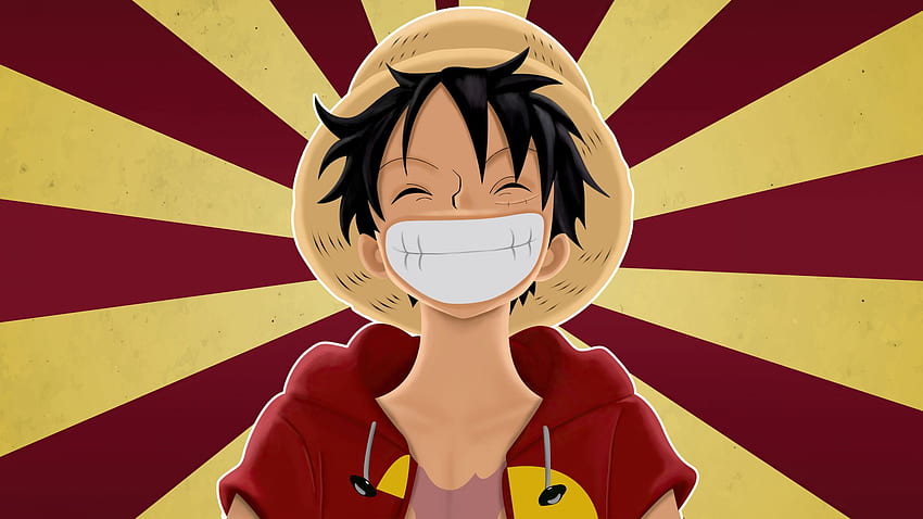 anime happy grin