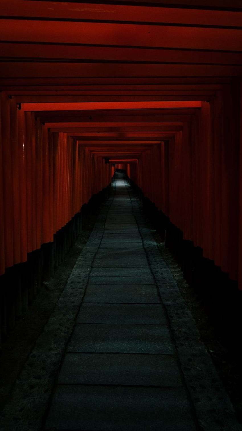 Tunnel, Passage, Dark, Red Iphone Se 5s 5c 5 For Parallax Background, Dark Japanese HD phone wallpaper
