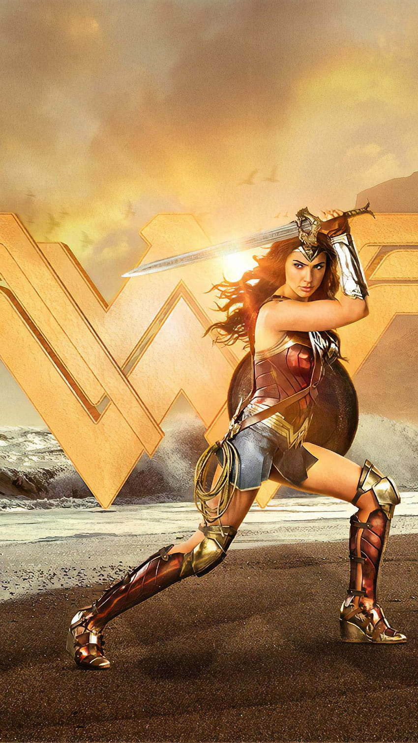 Gal Gadot Wonder Woman iPhone 7, 6s, 6 Plus und Pixel XL, One Plus 3, 3t, 5, Filme, und Hintergrund HD-Handy-Hintergrundbild
