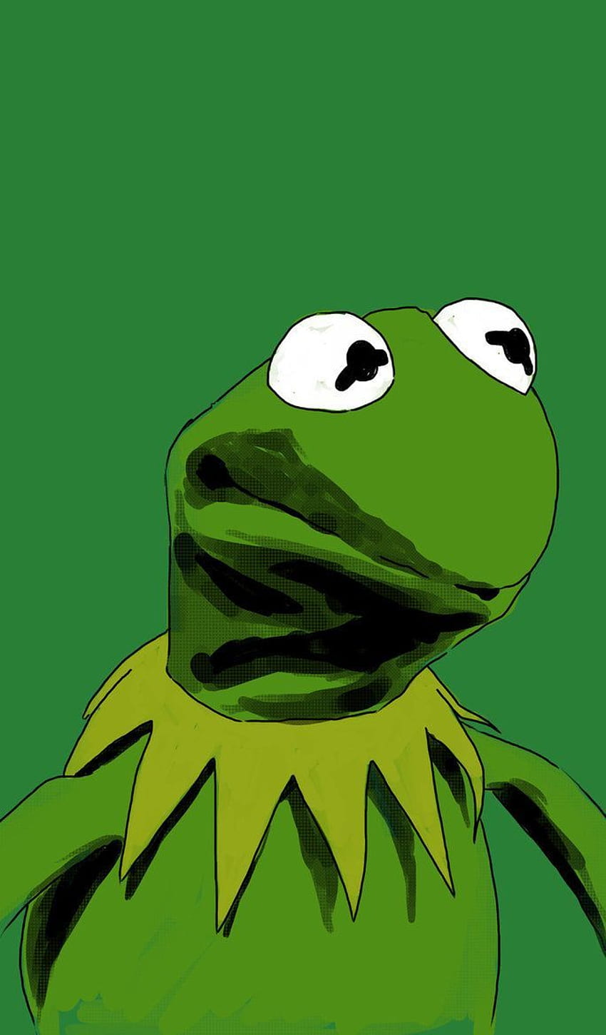 Kermit the frog art - Cosas que encuentro divertidas fondo de pantalla del teléfono