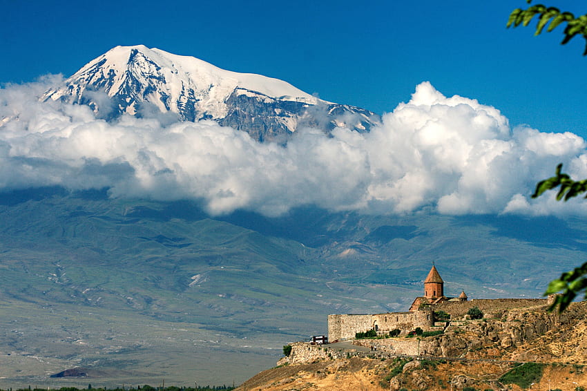 Arménie, Nature, Architecture, Nuages, Montagne, Structure, Hauteur, Ararat Fond d'écran HD