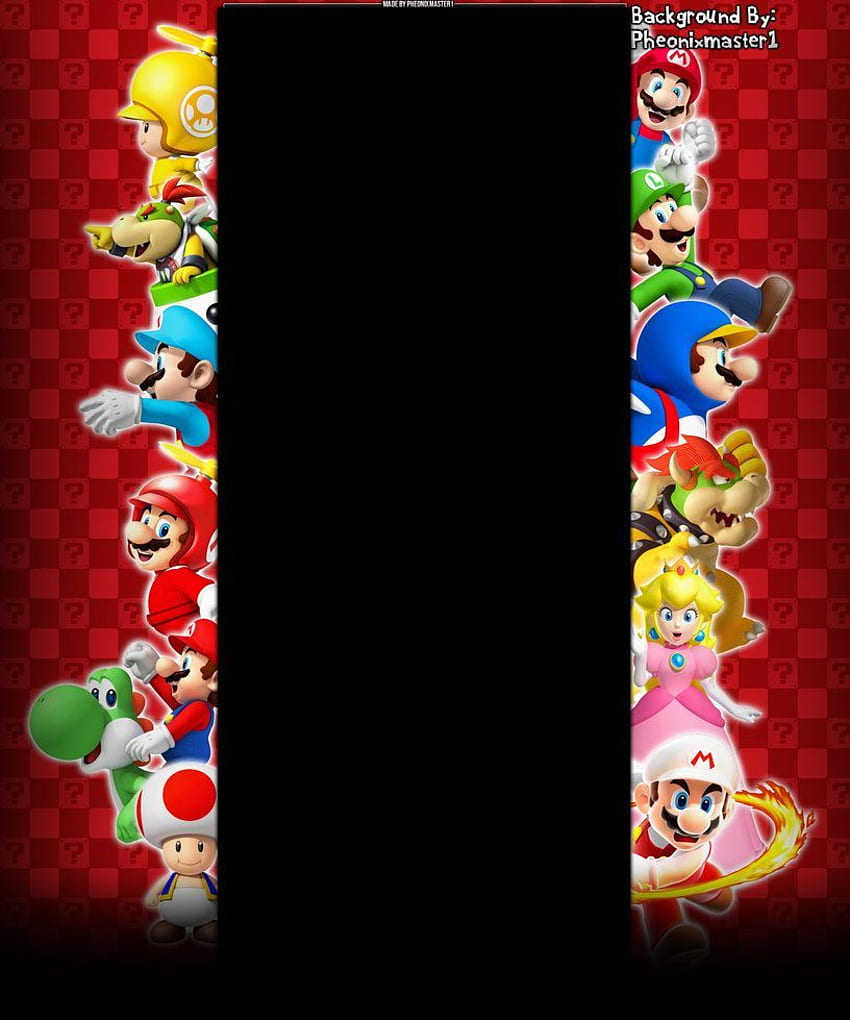 New Super Mario Bros DS Wii Youtube Background By Pheonixmaster1, New Super Mario Bros. Wii HD 전화 배경 화면